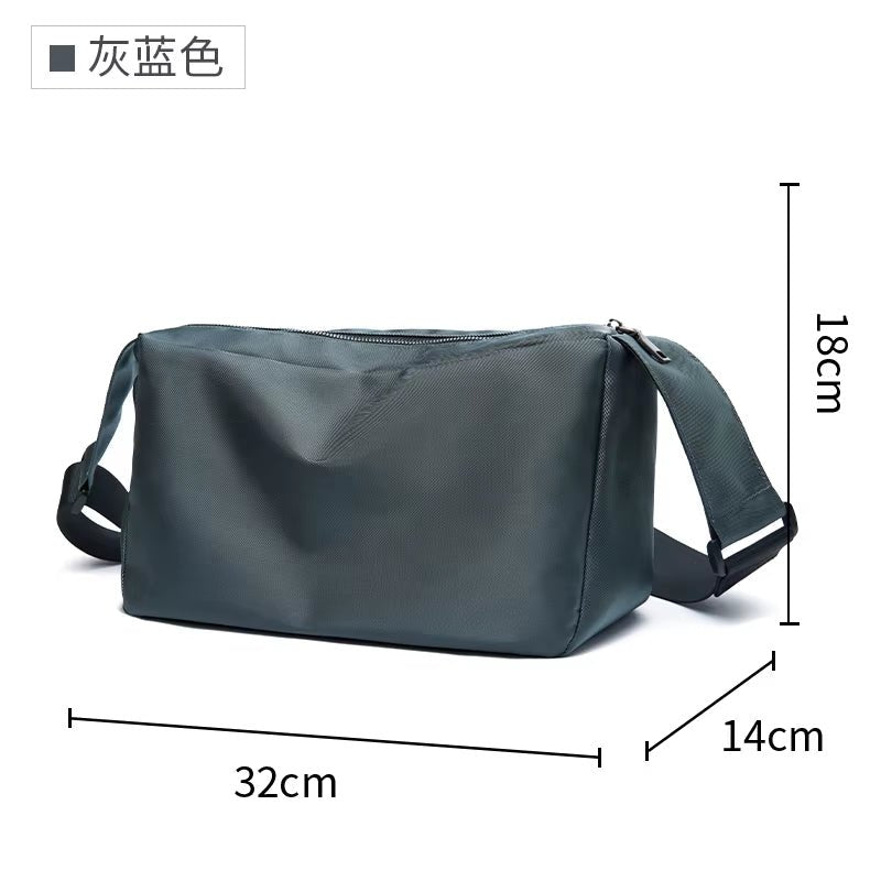 Custom Logo Fitness Gym Bag for Men Sport Outdoor Shoulder Chest Crossbody Men Sling Bag - MCROONS.COM