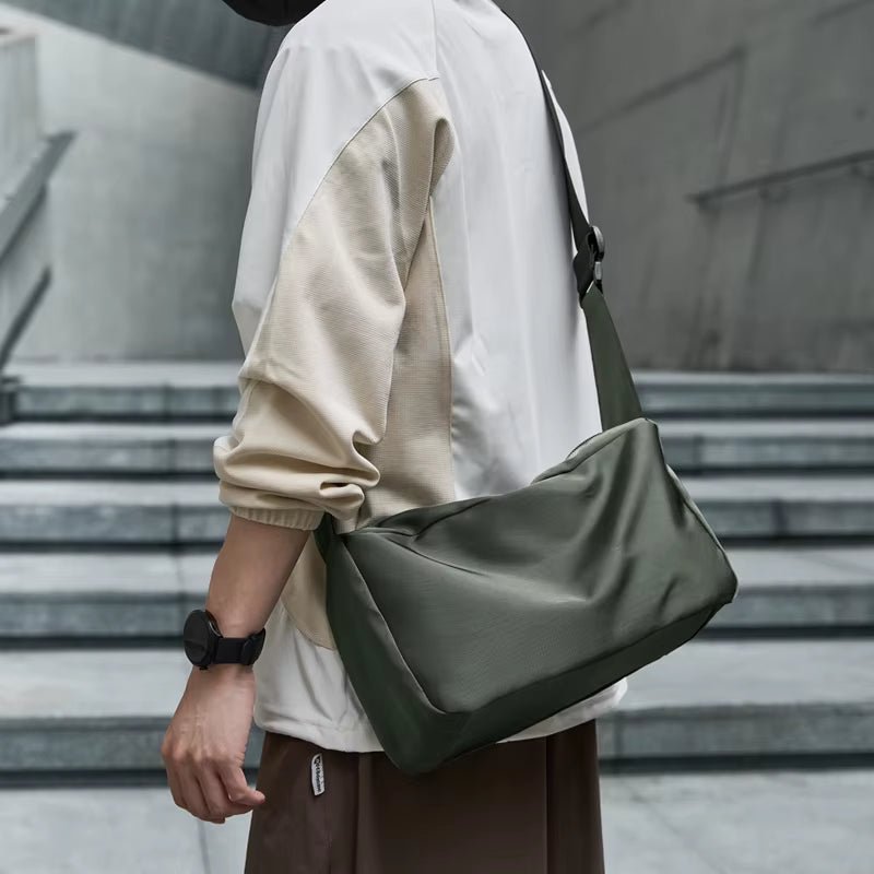 Custom Logo Fitness Gym Bag for Men Sport Outdoor Shoulder Chest Crossbody Men Sling Bag - MCROONS.COM