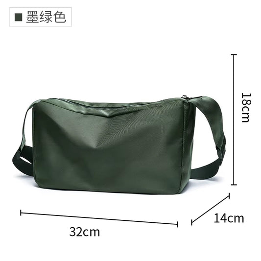 Custom Logo Fitness Gym Bag for Men Sport Outdoor Shoulder Chest Crossbody Men Sling Bag - MCROONS.COM