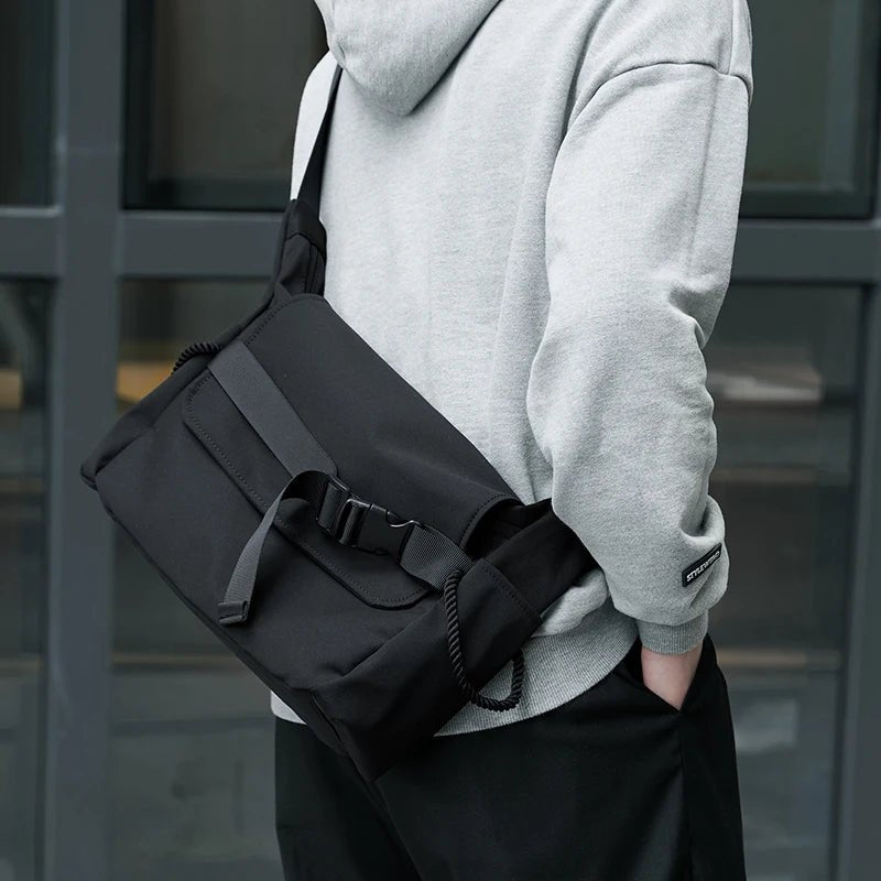 Custom Logo Hot Sale Waterproof Casual Wholesale Crossbody Bags for Men Waterproof Durable Messenger Bags - MCROONS.COM