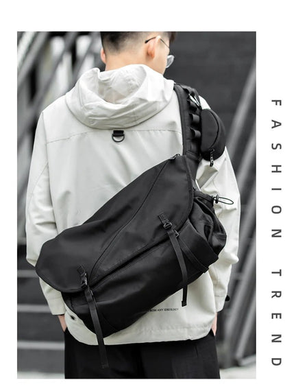 Customized 13 Inch Laptop Messenger Bag Outdoor Travel Sling Shoulder Bags Daily Men Crossbody Bag for Business - MCROONS.COM