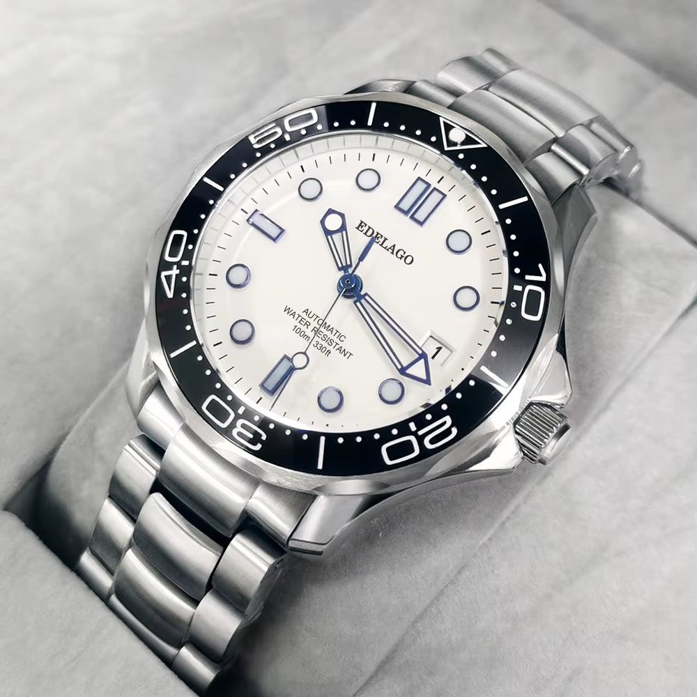 EDELAGO Kinetic Energy Series NH35/2824/8500 Luxury Ceramic Seahorse Mechanical Diving Watch Fashion Sports Men'S ROLE Watch - MCROONS.COM