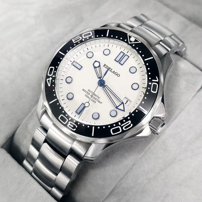 EDELAGO Kinetic Energy Series NH35/2824/8500 Luxury Ceramic Seahorse Mechanical Diving Watch Fashion Sports Men'S ROLE Watch - MCROONS.COM