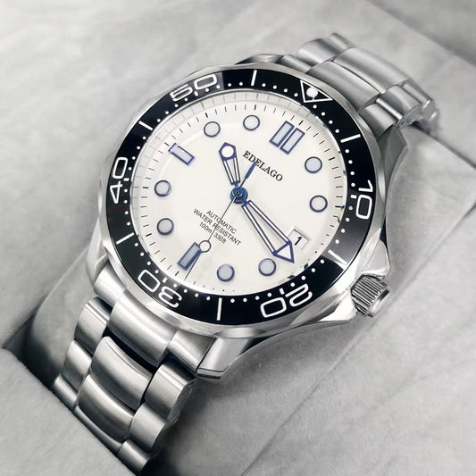 EDELAGO Kinetic Energy Series NH35/2824/8500 Luxury Ceramic Seahorse Mechanical Diving Watch Fashion Sports Men'S ROLE Watch - MCROONS.COM