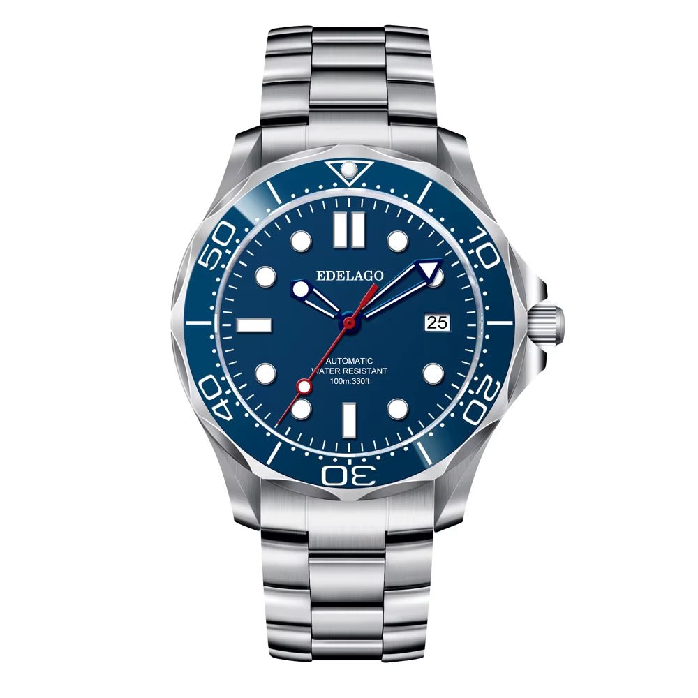 EDELAGO Kinetic Energy Series NH35/2824/8500 Luxury Ceramic Seahorse Mechanical Diving Watch Fashion Sports Men'S ROLE Watch - MCROONS.COM