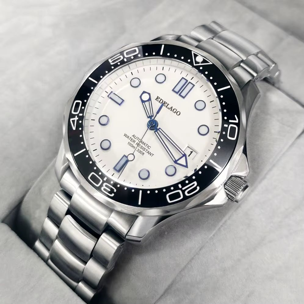 EDELAGO Kinetic Energy Series NH35/2824/8500 Luxury Ceramic Seahorse Mechanical Diving Watch Fashion Sports Men'S ROLE Watch - MCROONS.COM