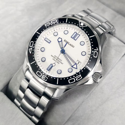 EDELAGO Kinetic Energy Series NH35/2824/8500 Luxury Ceramic Seahorse Mechanical Diving Watch Fashion Sports Men'S ROLE Watch - MCROONS.COM