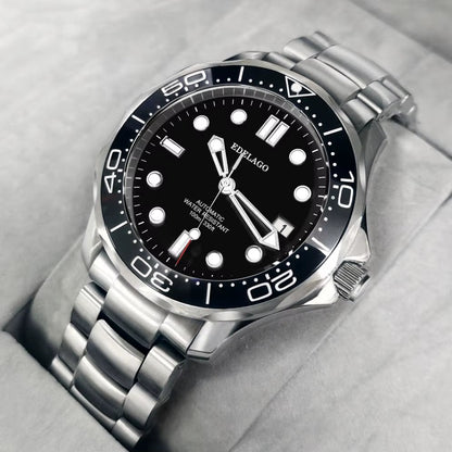 EDELAGO Kinetic Energy Series NH35/2824/8500 Luxury Ceramic Seahorse Mechanical Diving Watch Fashion Sports Men'S ROLE Watch - MCROONS.COM