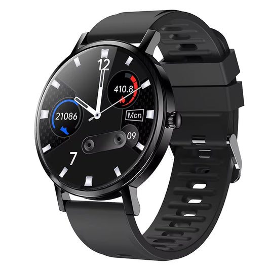 F18 AMOLED1.3 Inch 360*360 HD Resolution BT Call Smart Watch Business Smart Bracelet - MCROONS.COM