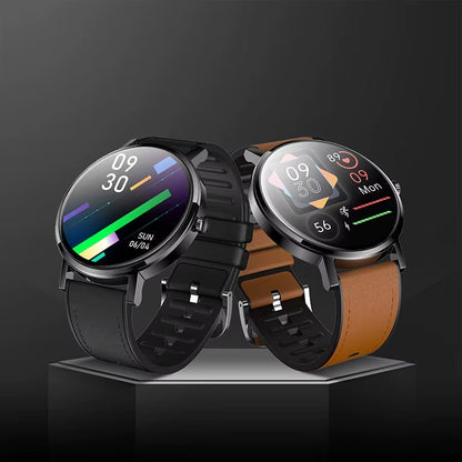 F18 AMOLED1.3 Inch 360*360 HD Resolution BT Call Smart Watch Business Smart Bracelet - MCROONS.COM