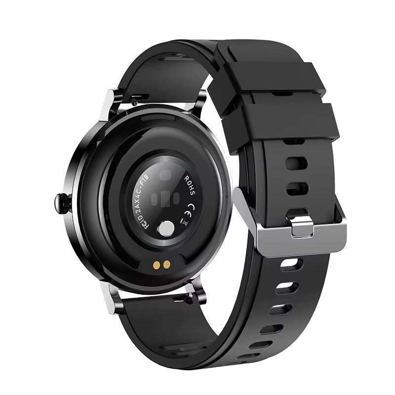 F18 AMOLED1.3 Inch 360*360 HD Resolution BT Call Smart Watch Business Smart Bracelet - MCROONS.COM