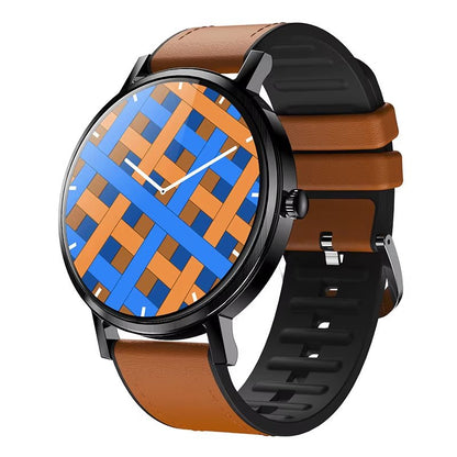 F18 AMOLED1.3 Inch 360*360 HD Resolution BT Call Smart Watch Business Smart Bracelet - MCROONS.COM