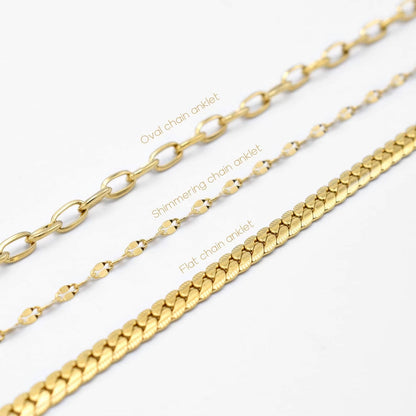 Factory Direct China Trendy Adjustable Length Lightweight Construction Idealeveryday Wear Comfort Ankle Chain - MCROONS.COM