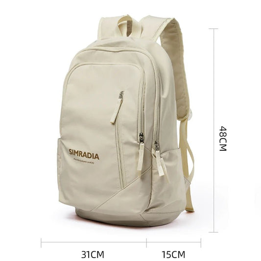 Fashion Casual Laptop Backpack Water Resistant Oxford School Backpack Daily Commute Outdoor Rucksack for Men and Women - MCROONS.COM