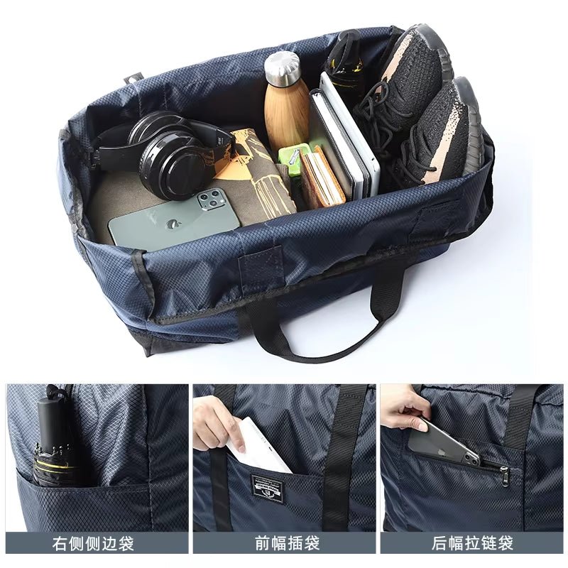Foldable Tote Travel Bags for Men Weekend Overnight Duffle Bag 38L Large Storage Bags - MCROONS.COM