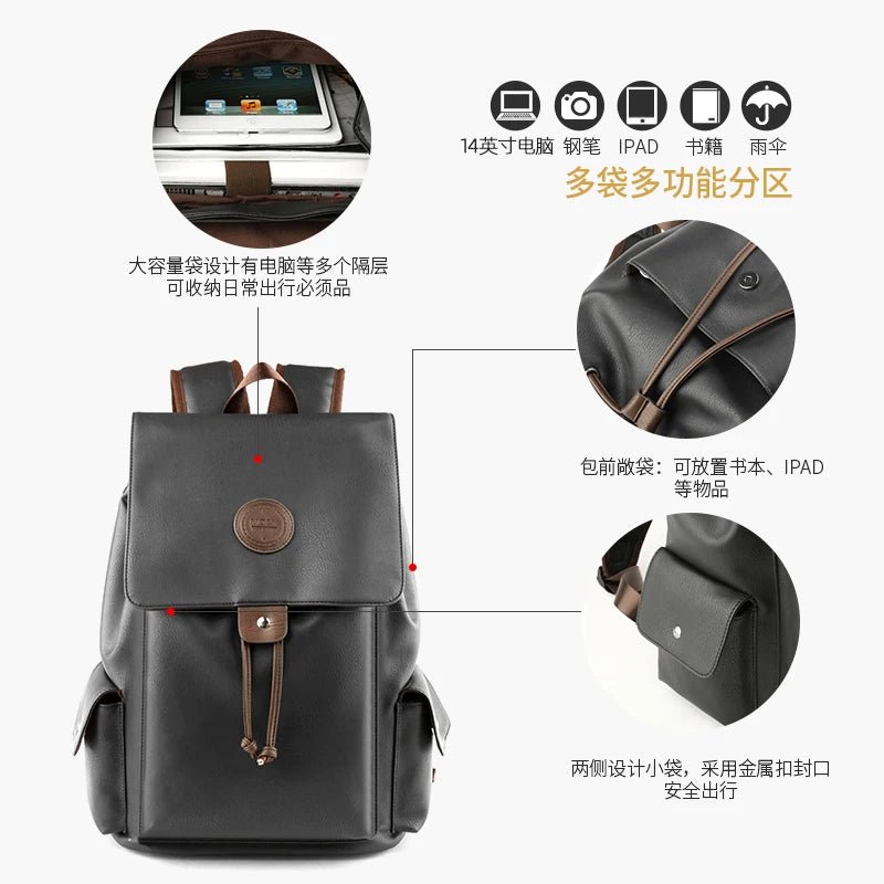 High - Quality Laptop Backpack Waterproof Large - Capacity Fashion Direct Sales Backpack Unisex Oxford Bag for Man - MCROONS.COM