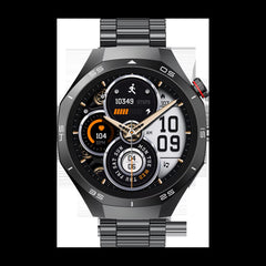 HW95 Black Metal Inteligentes Sport Smart Waterproof Watch Unisex Fitness Outdoor Call Blood Oxygen Multifunction Smartwatch