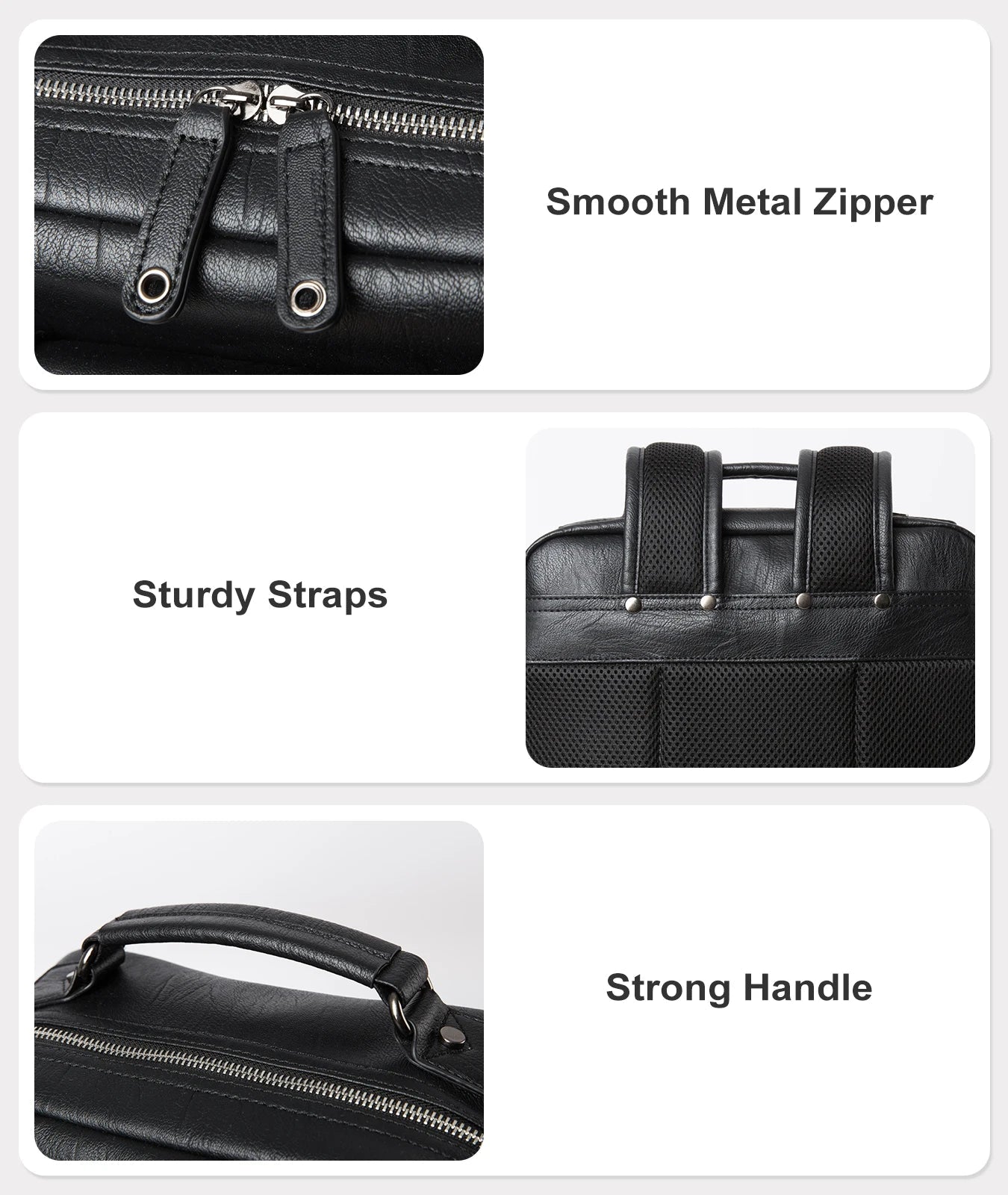 Leather PU Backpack Men Mochila Laptop Backpack School Travel Leather Backpack - MCROONS.COM