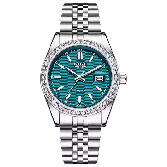 LIGE 89186 2025 Men Watch Classic Original Business Quartz Watch for Man 30M Waterproof Luminous Stainless Steel Band Relojs - MCROONS.COM