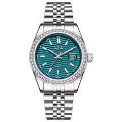 LIGE 89186 2025 Men Watch Classic Original Business Quartz Watch for Man 30M Waterproof Luminous Stainless Steel Band Relojs