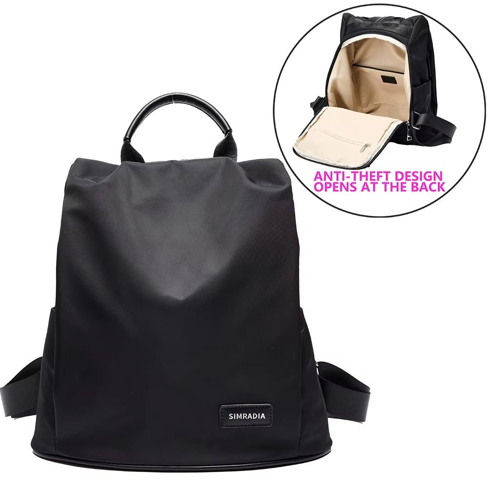 Lightweight Anti - Theft Backpacks for Women Nylon Backpack Ladies Large Capacity Travel Backpacks - MCROONS.COM