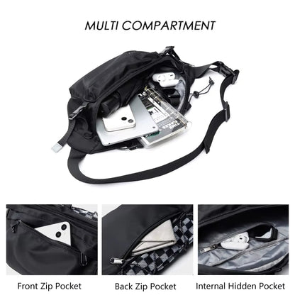 Lightweight Crossbody Bags for Men Waterproof Belt Bag Sport Fanny Pack Waist Bags - MCROONS.COM