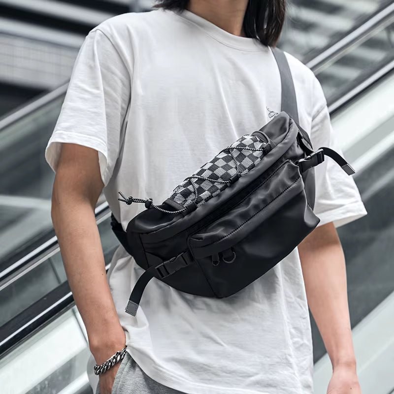 Lightweight Crossbody Bags for Men Waterproof Belt Bag Sport Fanny Pack Waist Bags - MCROONS.COM