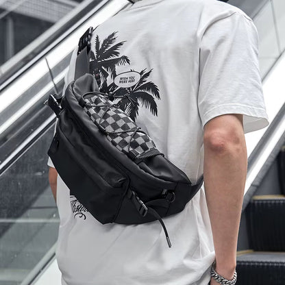 Lightweight Crossbody Bags for Men Waterproof Belt Bag Sport Fanny Pack Waist Bags - MCROONS.COM