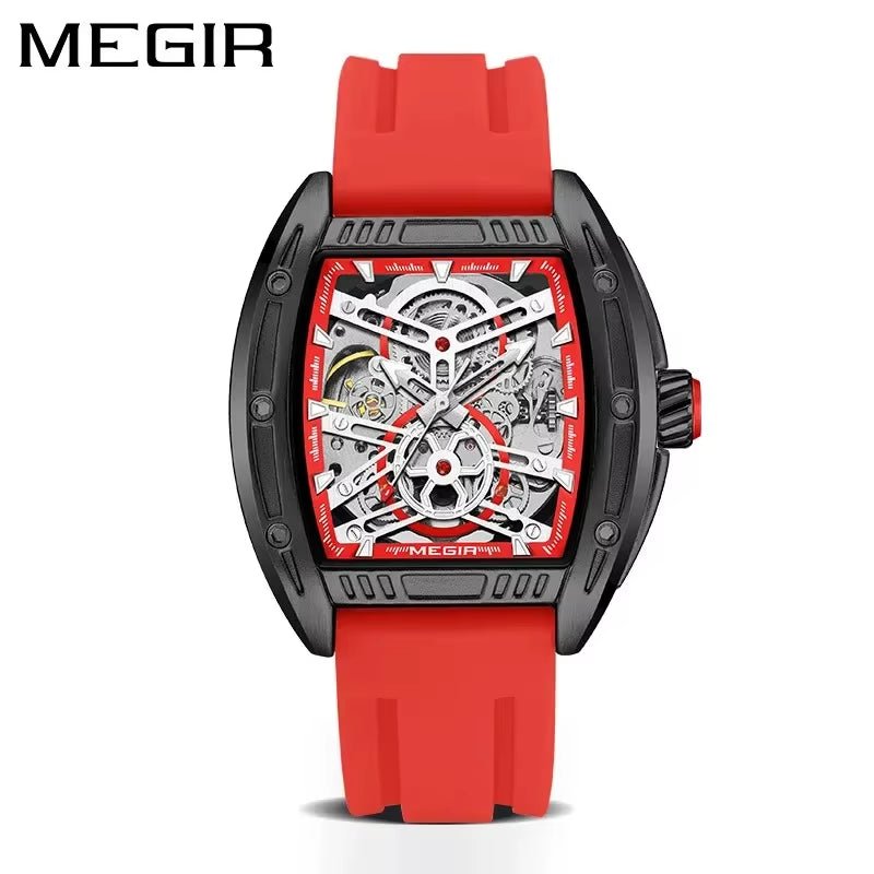 MEGIR 8601 Fashion Men Automatic Mechanical Watch Skeleton Luxurious Luminous Waterproof Casual Wristwatch for Man Reloj Hombre - MCROONS.COM