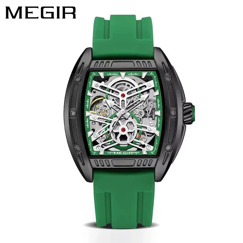 MEGIR 8601 Fashion Men Automatic Mechanical Watch Skeleton Luxurious Luminous Waterproof Casual Wristwatch for Man Reloj Hombre - MCROONS.COM