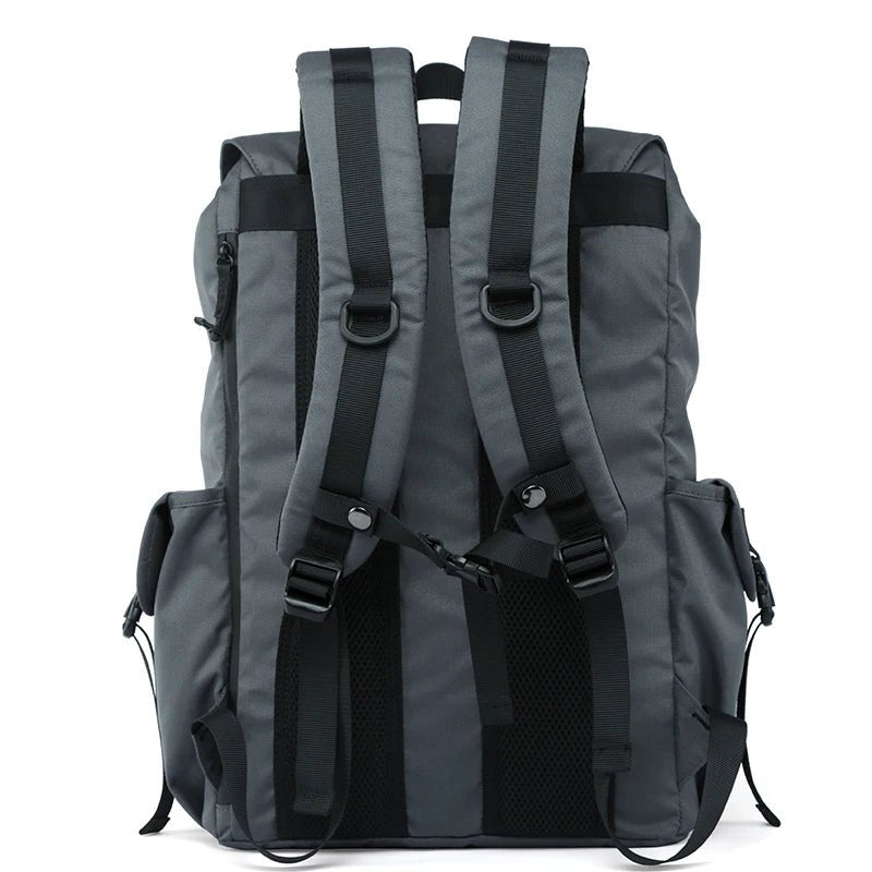 Men Rolltop Laptop Backpack Man Large Capacity Motorcycle Backpack Outdoor Waterproof Rucksack Anti - Theft Travel Backpack - MCROONS.COM