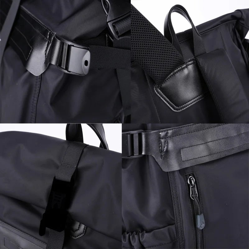 Men'S Backpack Anti - Theft Travel Bag for Men Roll Top Water - Resistant Laptop Rucksack Outdoor Backpack - MCROONS.COM