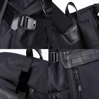 Men'S Backpack Anti - Theft Travel Bag for Men Roll Top Water - Resistant Laptop Rucksack Outdoor Backpack - MCROONS.COM