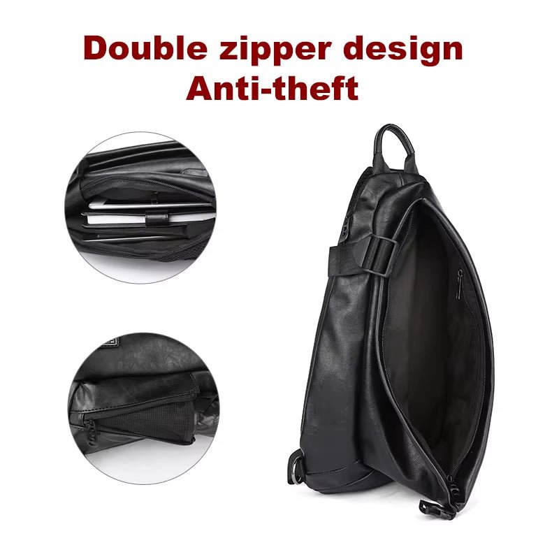 Men'S Chest Backpack for Men'S Single Strap Backpack Sling Bag Chest Shoulder Sport Travel Crossbody Bag - MCROONS.COM