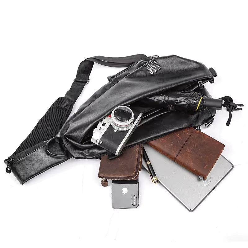 Men'S Chest Backpack for Men'S Single Strap Backpack Sling Bag Chest Shoulder Sport Travel Crossbody Bag - MCROONS.COM