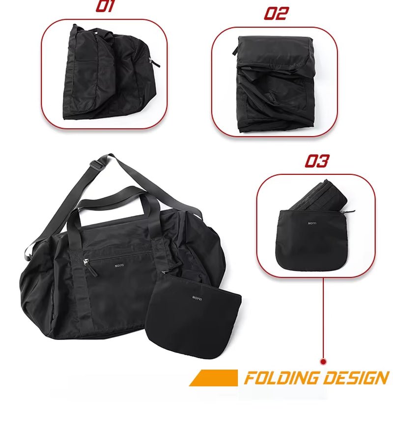 MOYYI Big Travel Tote Duffle Gym Sports Bags Fitness Bag Custom Lightweight Waterproof Fashion Unisex Tpu Coated Nylon Bags 0538 - MCROONS.COM