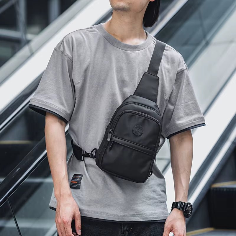 MOYYI Chest Bags for Men Crossbody Bags for Sport Outdoors Sling Bags - MCROONS.COM