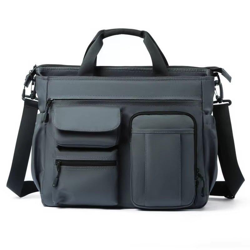 MOYYI Crossbody Bags for Men Business Laptop Messenger Bag Multi - Pocket Shoulder Bags - MCROONS.COM