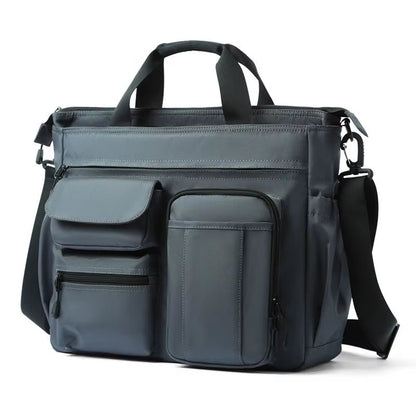 MOYYI Crossbody Bags for Men Business Laptop Messenger Bag Multi - Pocket Shoulder Bags - MCROONS.COM