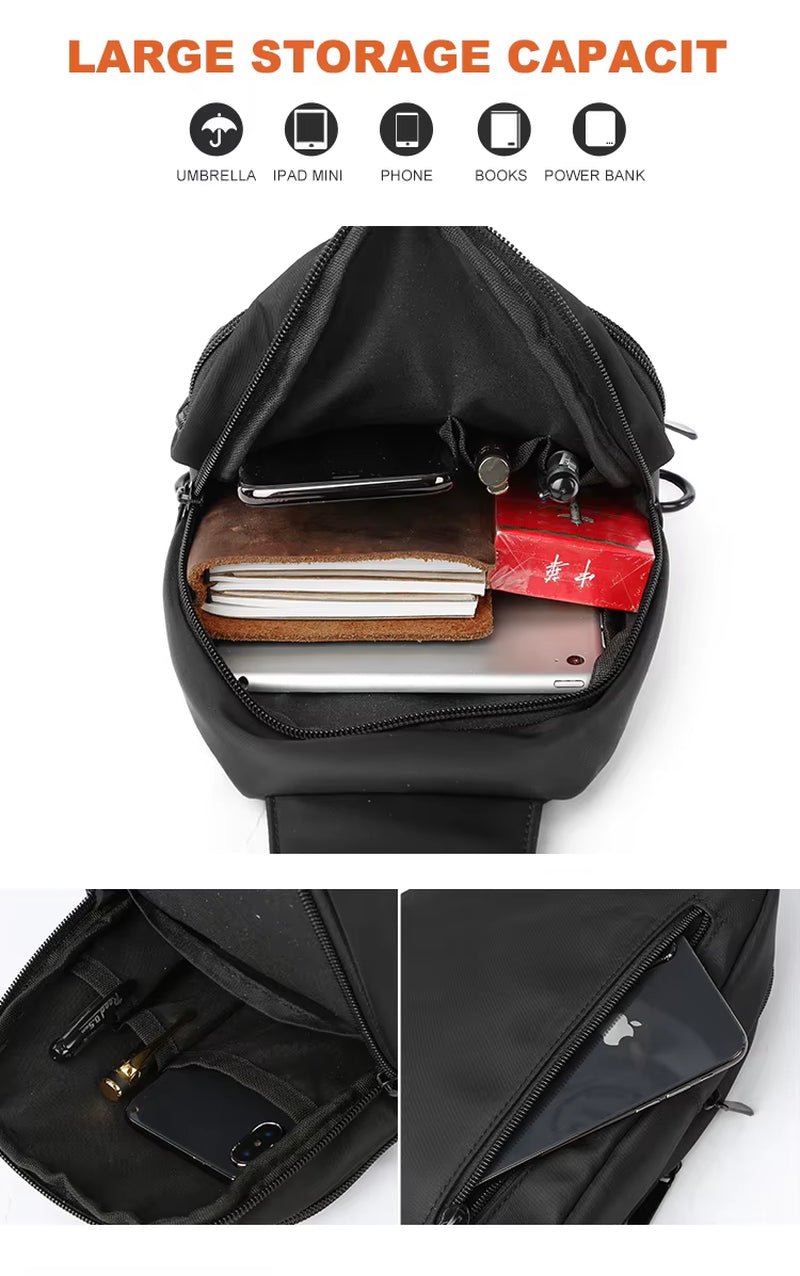 MOYYI Crossbody Sling Bag Sport Outdoor Shoulder Bags for Men Sling Bags - MCROONS.COM