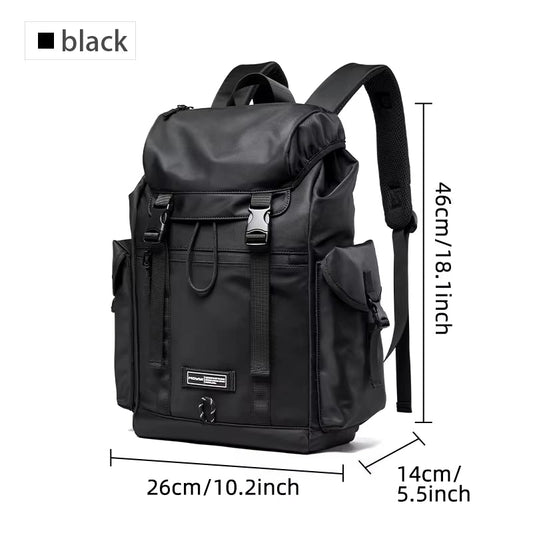 MOYYI Fashion Custom Oxford Drawstring Backpack for Man Waterproof Men'S Laptop Backpack Anti - Theft Travel Backpacks - MCROONS.COM