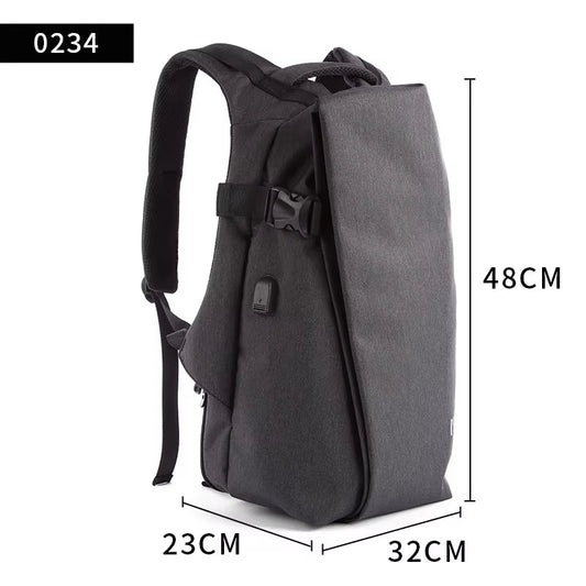 MOYYI Fashion OEMODM Mens Durable USB Charging Smart Oxford Backpack Waterproof Business Laptop Backpack Customized Logo - MCROONS.COM