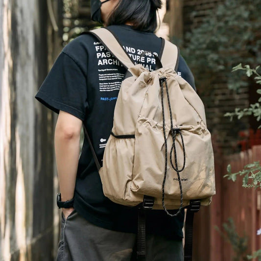 MOYYI Lightweight Bags for Men Sports Men'S Backpacks Outdoor Travel Drawstring Backpacks - MCROONS.COM