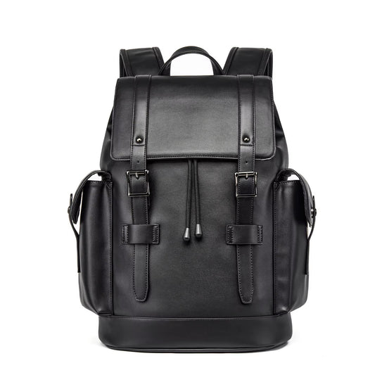 MOYYI Luxury PU Leather Bags for Men'S Backpack Business Travel Laptop Backpack - MCROONS.COM