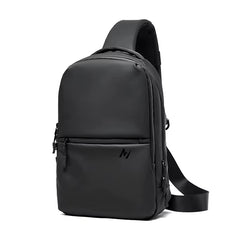 MOYYI Men'S Chest Bags Sports Outdoor Crossbody Bags for Travel Waterproof anti Theft Zipper Chest Sling Bag for Men