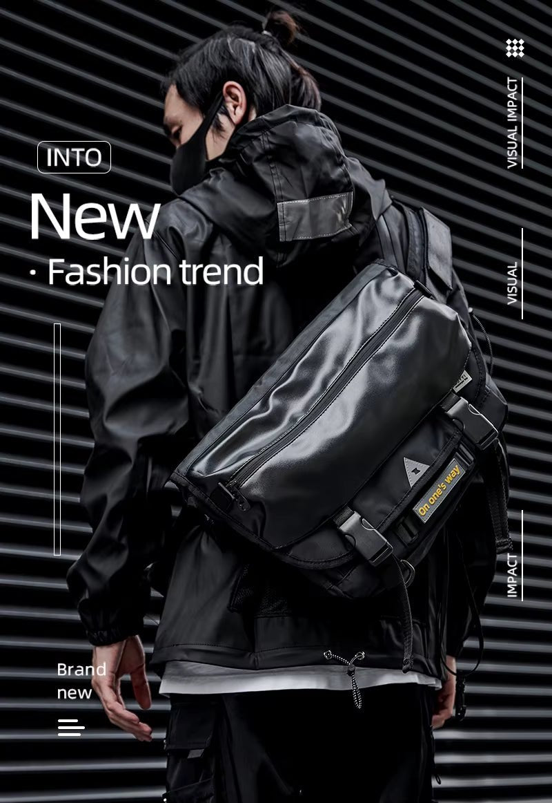 MOYYI Messenger Bags Large Capacity Male Tourist Cycling Messenger Bags for Men Sling Crossbody Bag - MCROONS.COM