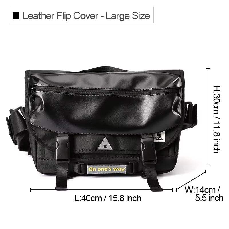 MOYYI Messenger Bags Large Capacity Male Tourist Cycling Messenger Bags for Men Sling Crossbody Bag - MCROONS.COM