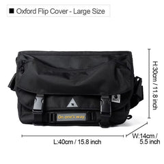 MOYYI Messenger Bags Large Capacity Male Tourist Cycling Messenger Bags for Men Sling Crossbody Bag