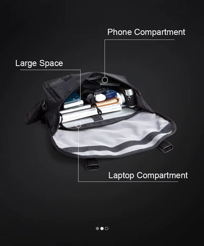 MOYYI Messenger Bags Large Capacity Male Tourist Cycling Messenger Bags for Men Sling Crossbody Bag - MCROONS.COM