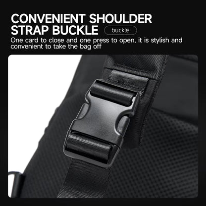 MOYYI Multi - Functional Zipper Chest Bag for Men Travel Men'S Crossbody Bag Anti - Theft Sling Shoulder Bag - MCROONS.COM
